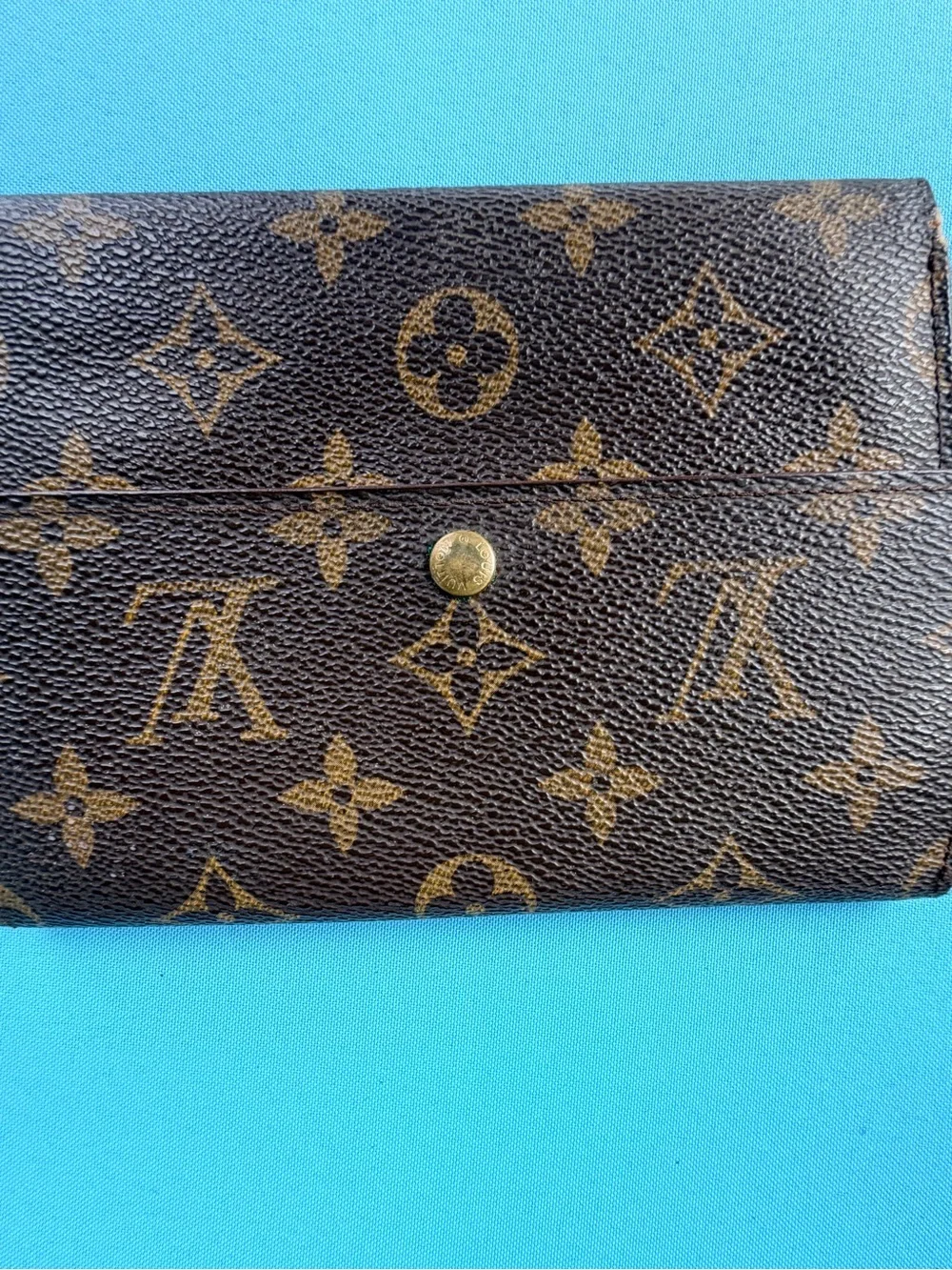 Louis Vuitton Monogram Canvas trifold wallet AUTHENTIC